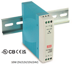 5VDC/10W DIN-Rail Power Supply