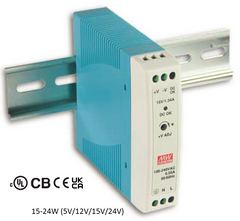 5V/15W DIN-Rail Power Supply