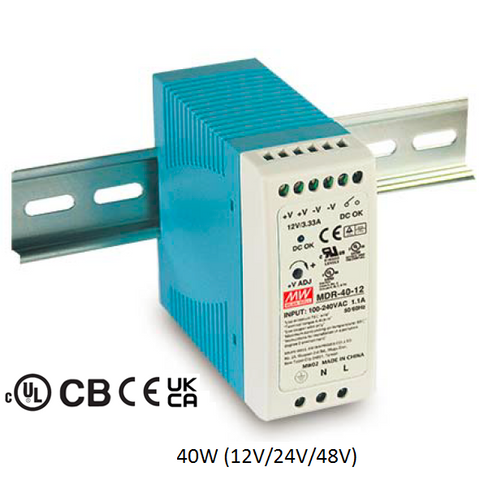 48V/40W DIN-Rail Power Supply