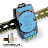 Industrial RS232 / RS485 / RS422 to Fiber Optic Converter (SingleMode / SC)