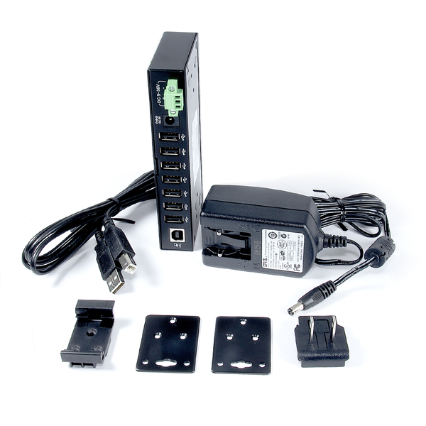 Hub USB 2.0 7 Ports Avec Interrupteurs ON/OFF Individuels - Compact, Pour Bureau, Maison - Connexion Multiple Périphériques