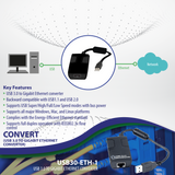 USB 3.0 to Gigabit Ethernet Converter