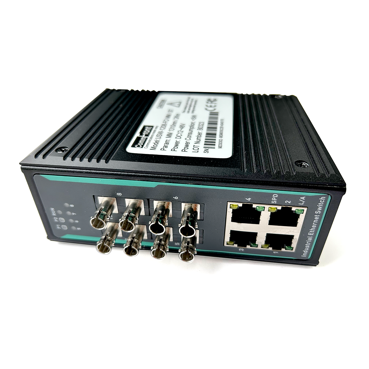 8Port Unmanaged Switch / Star and DaisyChain Fiber Optic Co