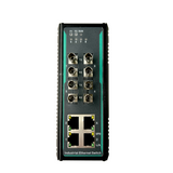 8-Port Unmanaged Ethernet Switch / Star and Daisy-Chain Fiber Optic Converter (Industrial / Single-Mode / ST)
