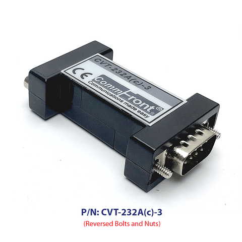 RS232 Opto-Isolator (3-Wire / Industrial / Port-Powered / Custom-made with Reversed Bolts and Nuts)