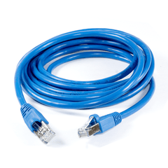 RJ45 FTP CAT-5e Cable with Spring Protector - Blue