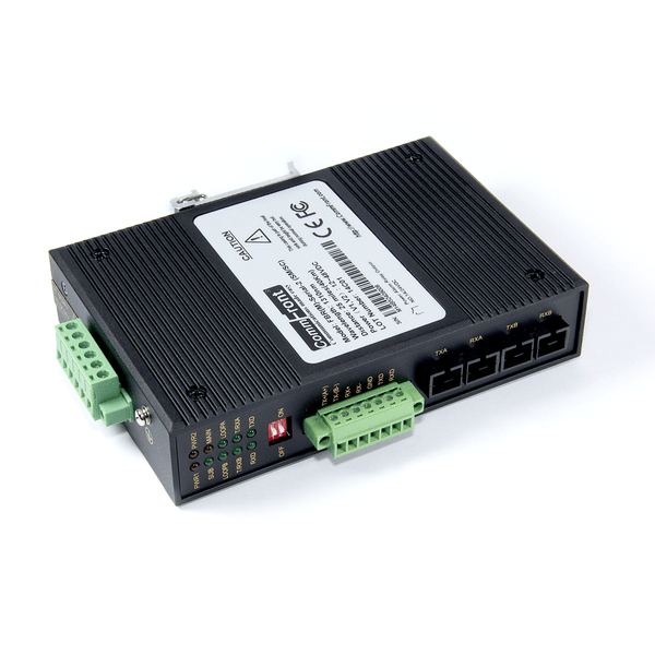 RS232/RS485/RS422 to SM/SC Fiber Optic Converter (Multi-Drop/Industrial ...