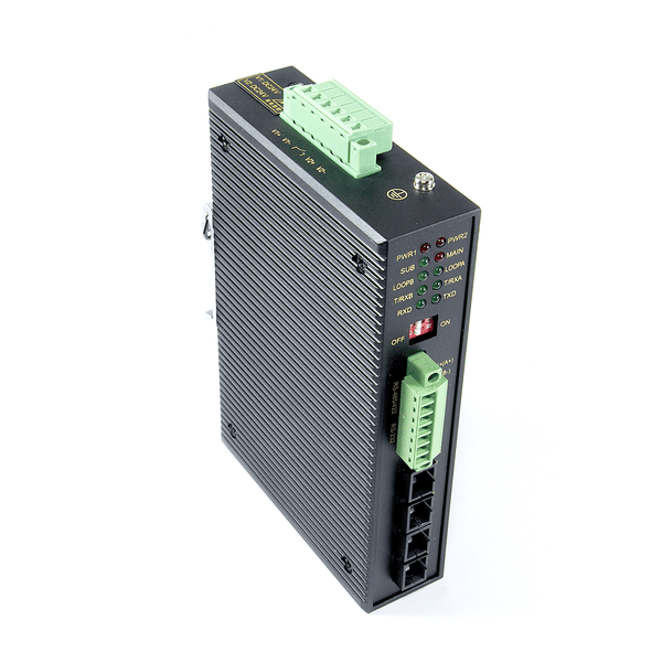 RS232/RS485/RS422 to SM/SC Fiber Optic Converter (Multi-Drop/Industrial ...
