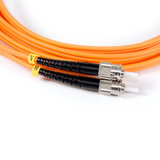 10ft (3m) LSZH Fiber Optic Patch Cord - MM / ST-SC