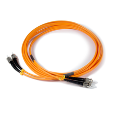 10ft (3m) LSZH Fiber Optic Patch Cord - MM / ST-ST