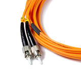 10ft (3m) LSZH Fiber Optic Patch Cord - MM / ST-ST