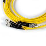 10ft (3m) LSZH Fiber Optic Patch Cord - SM / ST-ST