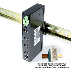 Industrial USB 2.0 4-Port Hub