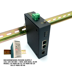 3-port Industrial Unmanaged Switch SFP (CommFront)